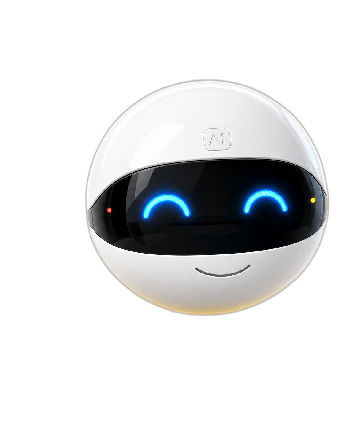 SmAIt Tech Mascot — Happy